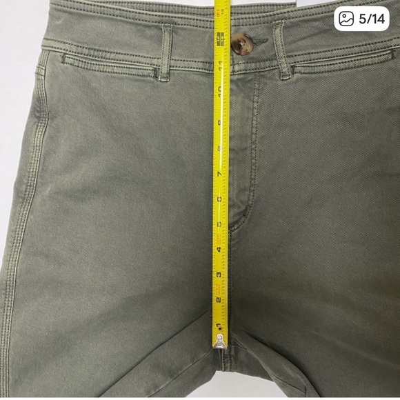 LOFT NWT Women’s Green High Waisted Slim Wide Leg Jeans Sz 26/2 - Picture 4 of 8